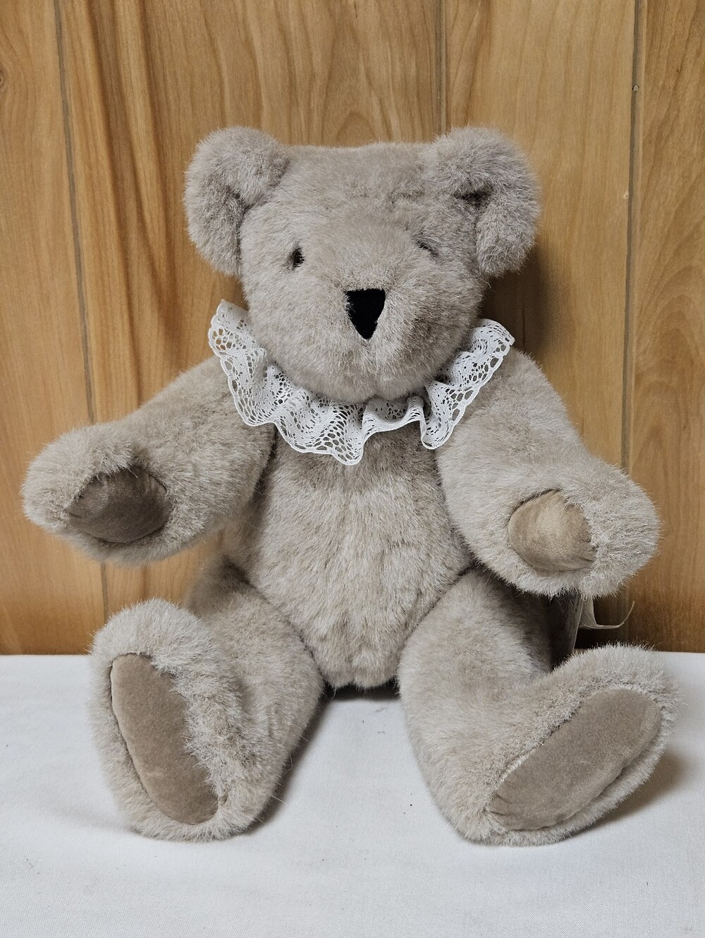 Vintage NWT 1991 Vermont Teddy Bear Company 16" Teddy Bear Jointed Light Brown